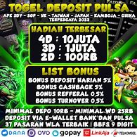 Abu Togel Bo Hadiah Terbesar